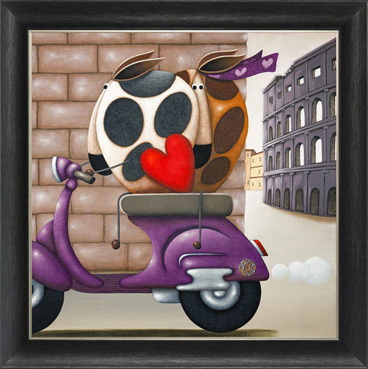 Italian Romance framed print by Simon Clarke