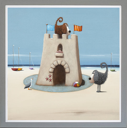 King of the Castle framed print by Simon Clarke