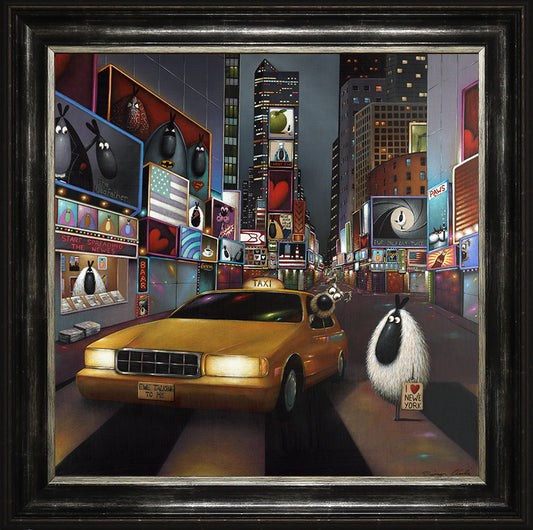 Newe York framed print by Simon Clarke