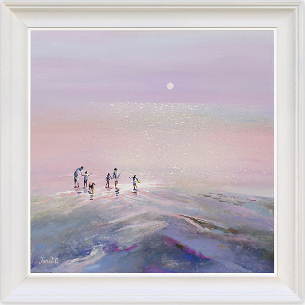 Evening Paddle framed print by Janet Gammans