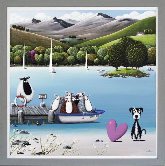 Sheep Dip framed print by Simon Clarke