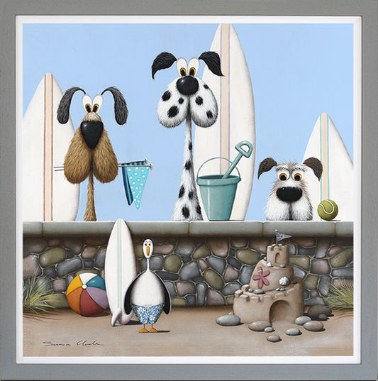 Beach Boys framed print by Simon Clarke