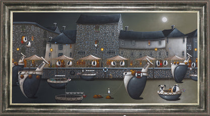 Night Out With Ewe framed print by Simon Clarke