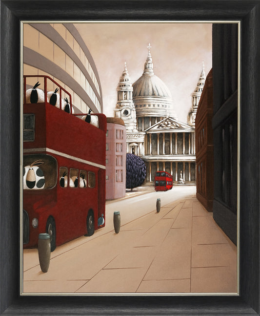 Moove Down the Bus framed print by Simon Clarke