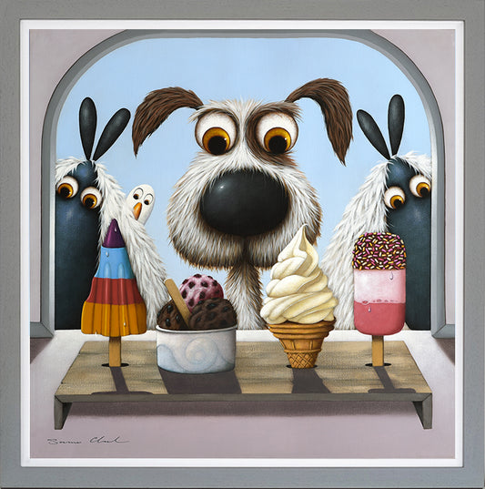 Fab Four framed print by Simon Clarke