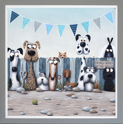 No Ball Games framed print by Simon Clarke