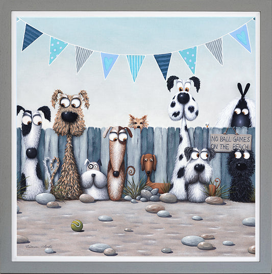 No Ball Games framed print by Simon Clarke