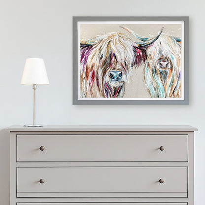 Mr & Mrs framed print by Nicola Jane Rowles