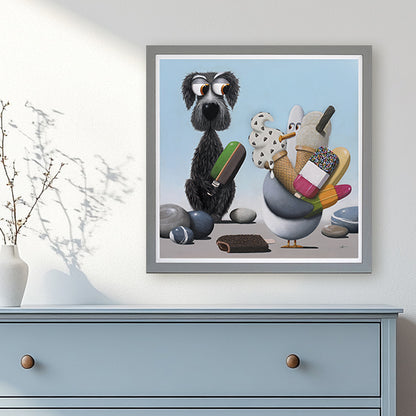 Feeling Lucky framed print by Simon Clarke