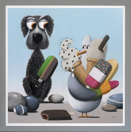 Feeling Lucky framed print by Simon Clarke