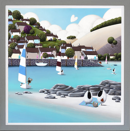 Ahoy There framed print by Simon Clarke