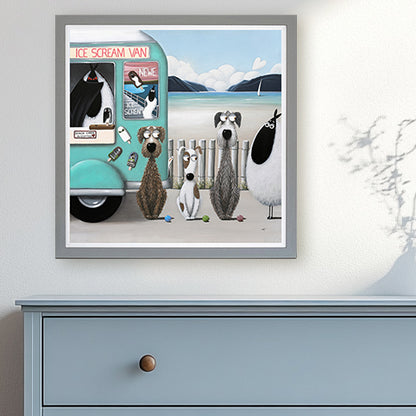 Ewe Next framed print by Simon Clarke