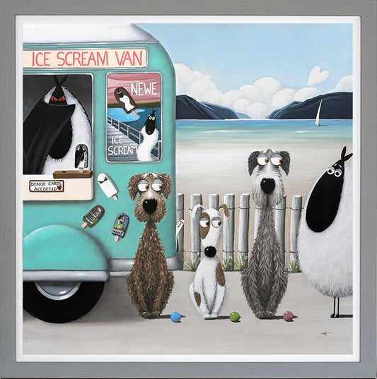 Ewe Next framed print by Simon Clarke