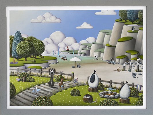 Sea Vewe framed print by Simon Clarke