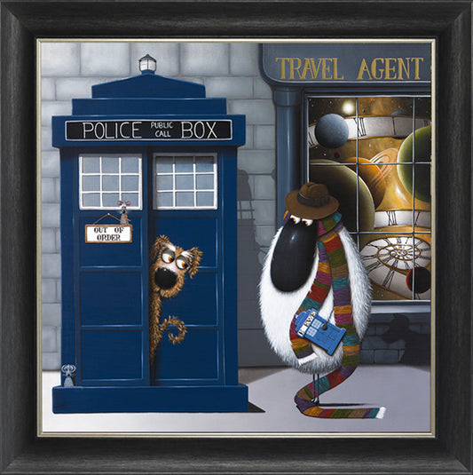 Doctor Ewe framed print by Simon Clarke