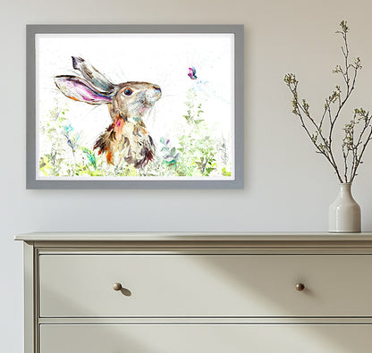 Watching the Wildlife framed print by Nicola Jane Rowles