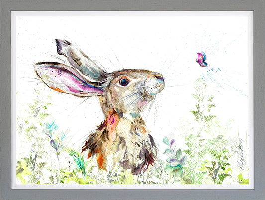 Watching the Wildlife framed print by Nicola Jane Rowles