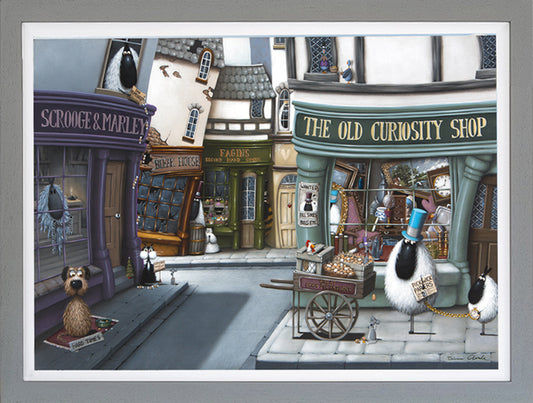What the Dickens framed print by Simon Clarke
