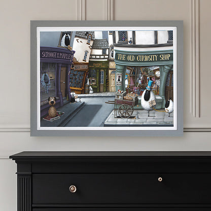 What the Dickens framed print by Simon Clarke