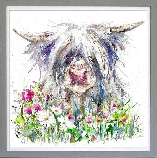 Daisy framed print by Nicola Jane Rowles