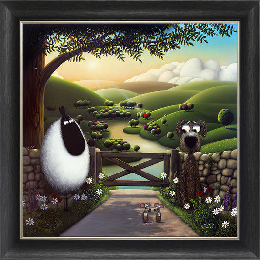 Escaping the Rat Race framed print by Simon Clarke