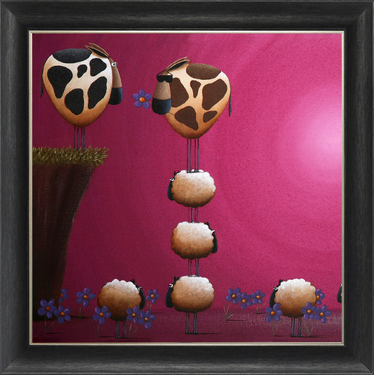 Love Ewe framed print by Simon Clarke