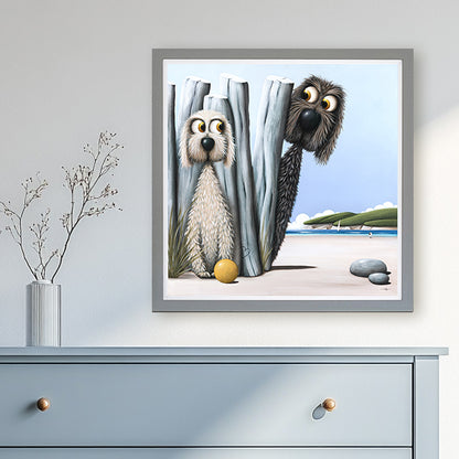 Hello Blondie framed print by Simon Clarke