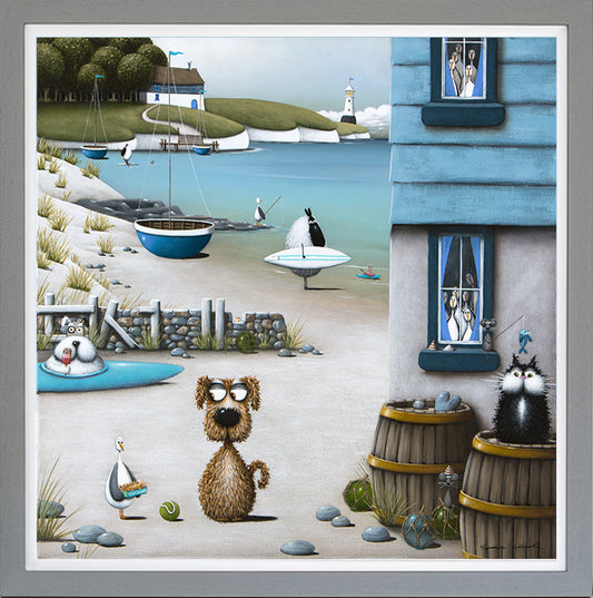 Chip framed print by Simon Clarke