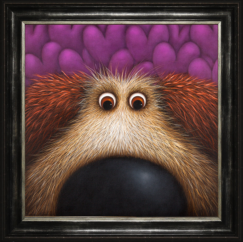 Shaggy Doodle framed print by Simon Clarke