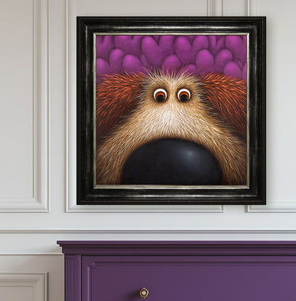 Shaggy Doodle framed print by Simon Clarke