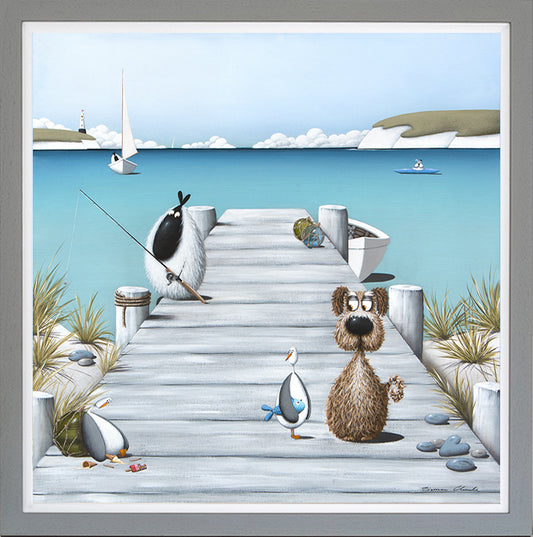 The One That Got Away framed print by Simon Clarke