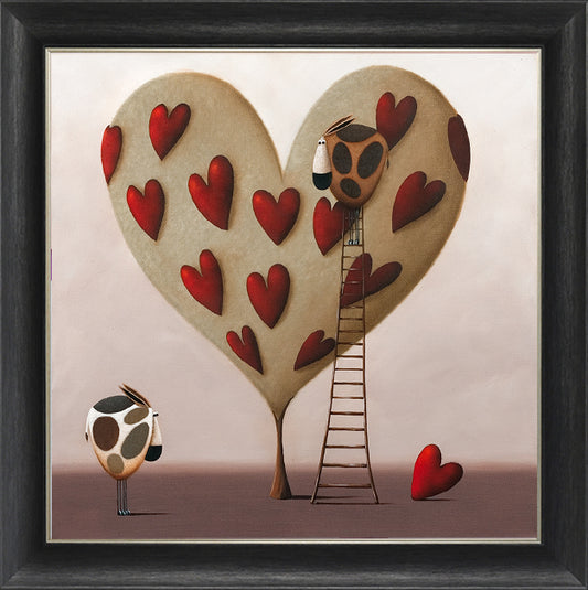 Just for Moo framed print by Simon Clarke