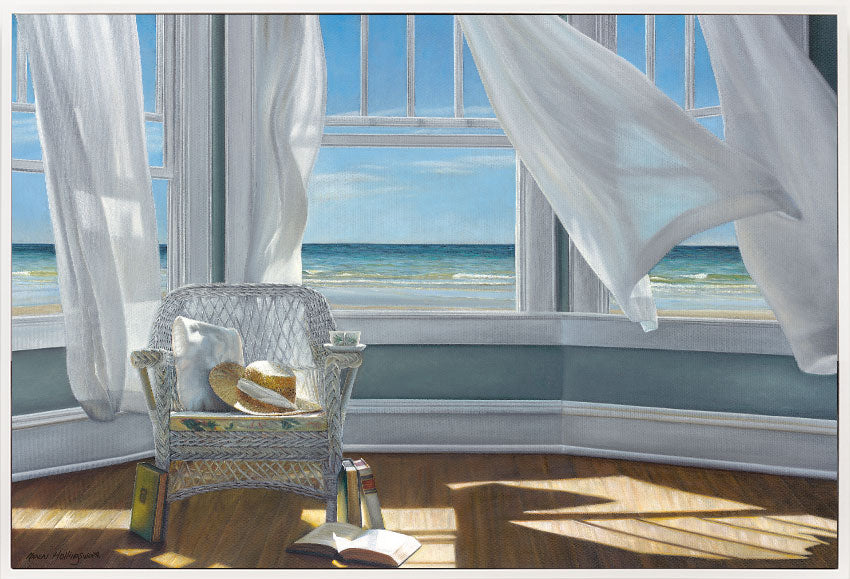 Gentle Reader framed print by Karen Hollingsworth