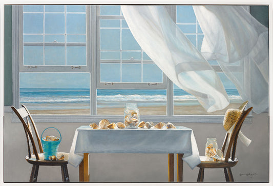 The Shell Collector framed print by Karen Hollingsworth