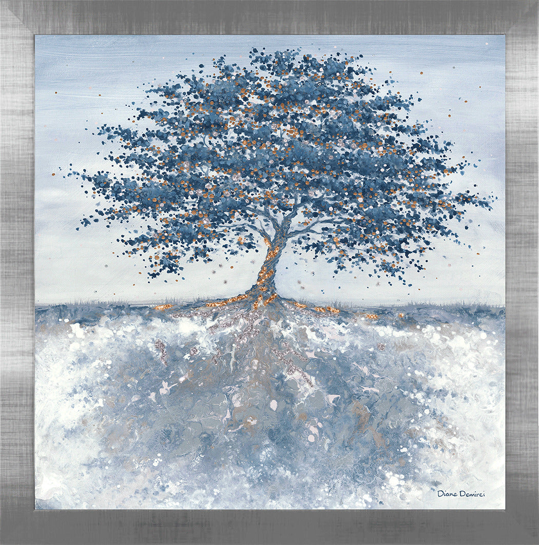 Frosted Reflection framed print by Diane Demirci