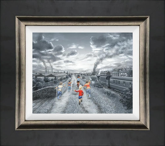 Full Steam Ahead limited edition print by Leigh Lambert
