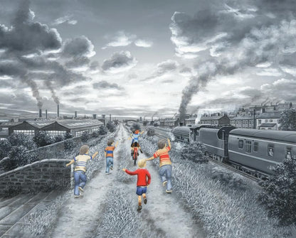 Full Steam Ahead limited edition print by Leigh Lambert