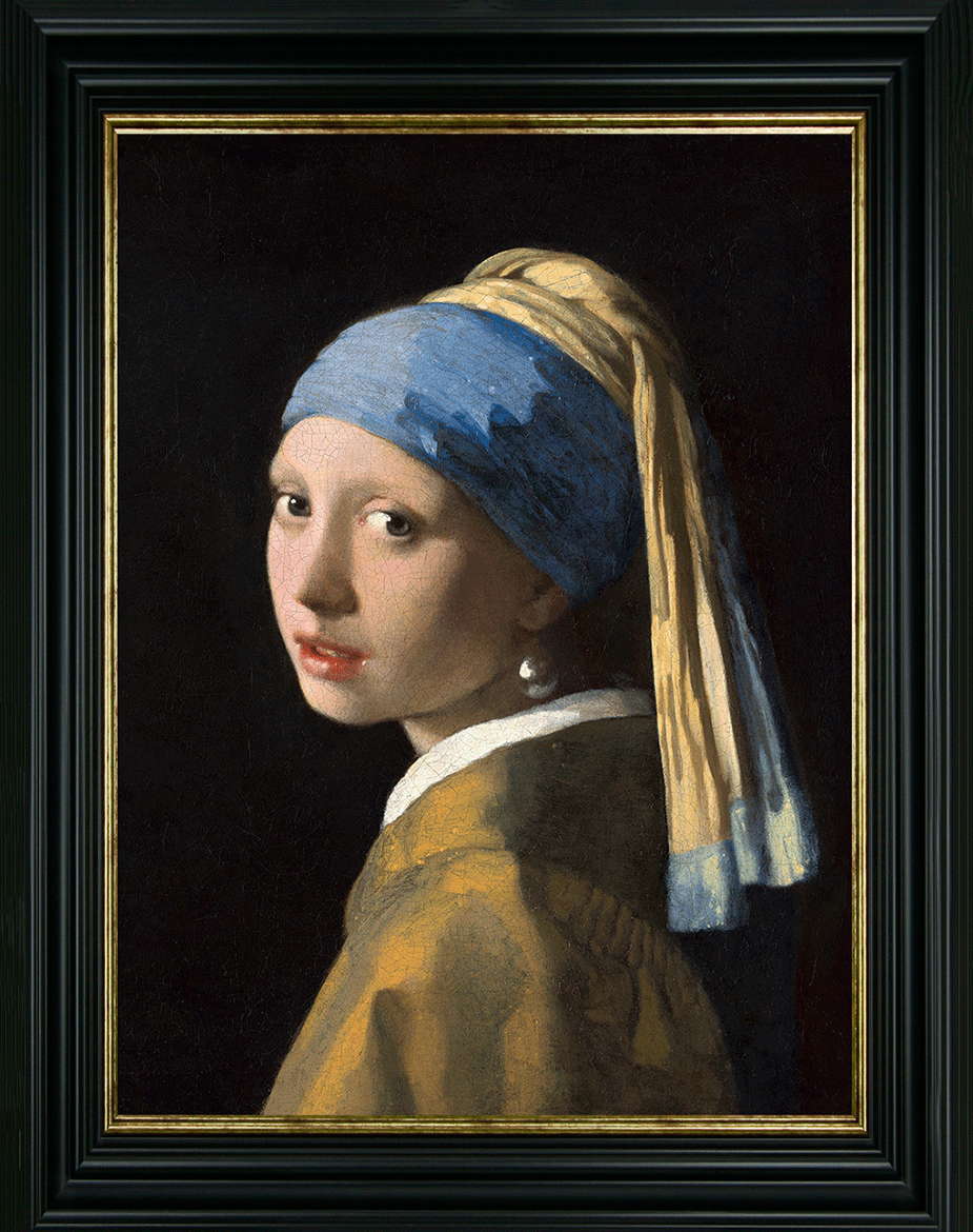 Girl With A Pearl Earring framed print by Johannes Vermeer