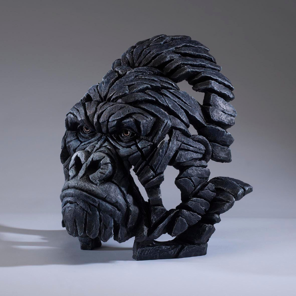 Gorilla Bust from Edge Sculpture by Matt Buckley