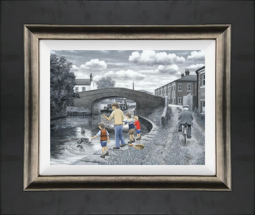 Here We Go Lads limited edition print by Leigh Lambert