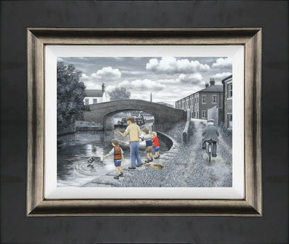 Here We Go Lads limited edition print by Leigh Lambert