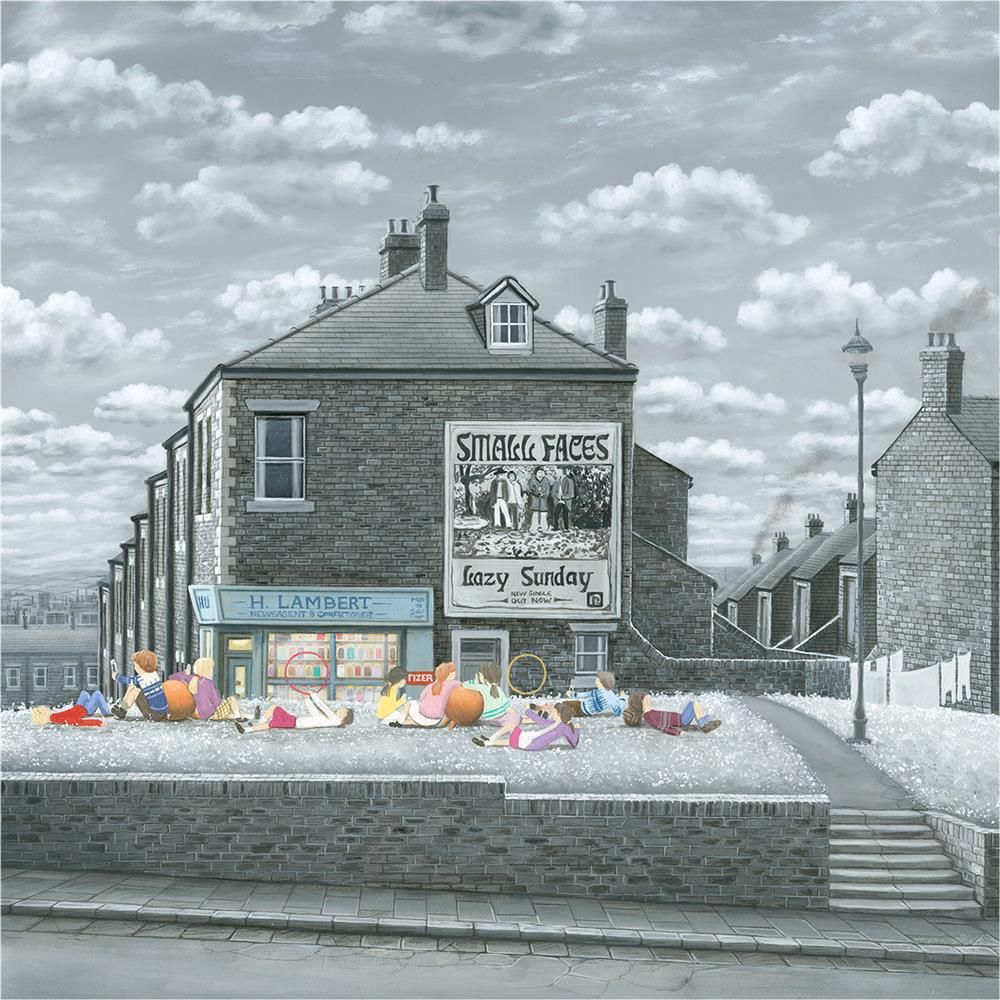Lazy Sunday Afternoon limited edition print by Leigh Lambert