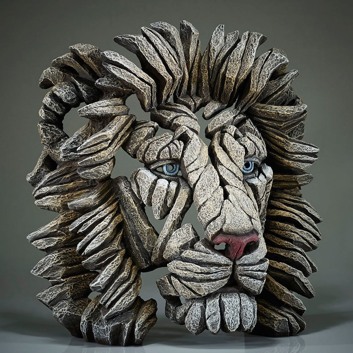 Lion Bust Savannah from Edge Sculpture by Matt Buckley