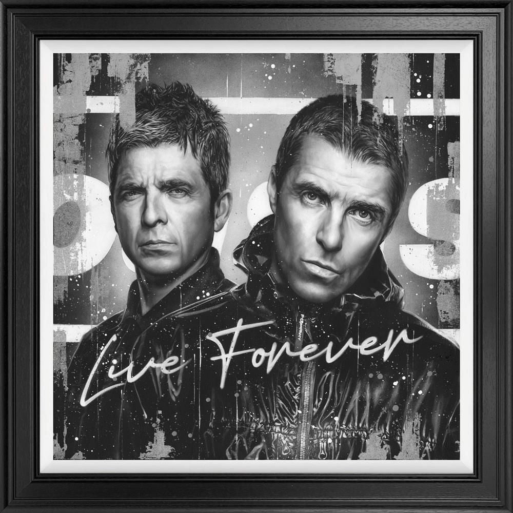 Live Forever limited edition canvas print by Ben Jeffery