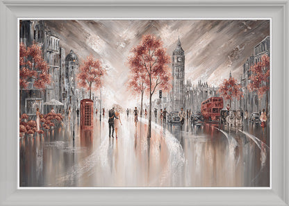 London Luxe framed print by Isabella Karolewicz