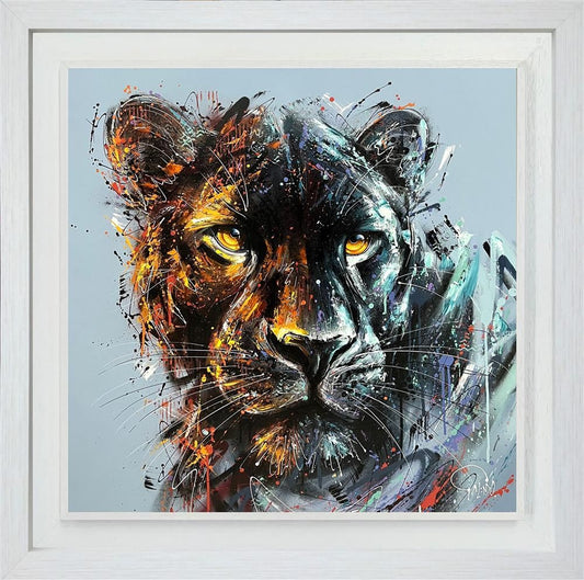 Luna hand embellished limited edition print by Joe Galindo