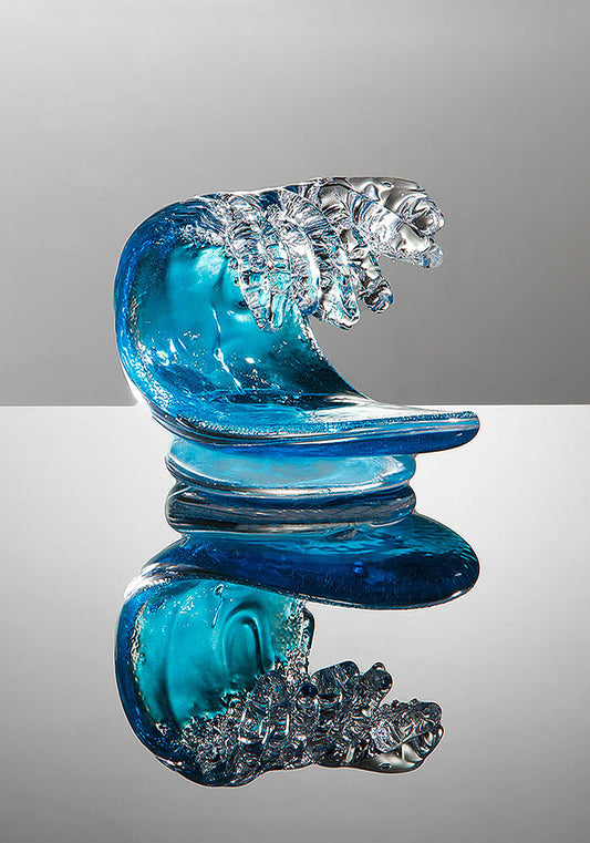 Glass Mini Breaking Wave by Teign Valley Glass