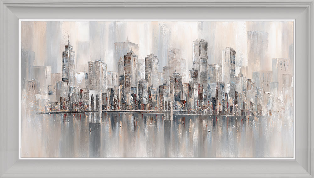 New York Skyline framed print by Isabella Karolewicz