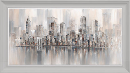 New York Skyline framed print by Isabella Karolewicz