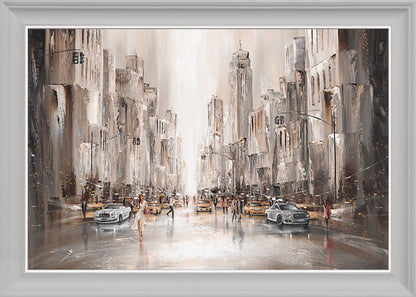 New York framed print by Isabella Karolewicz